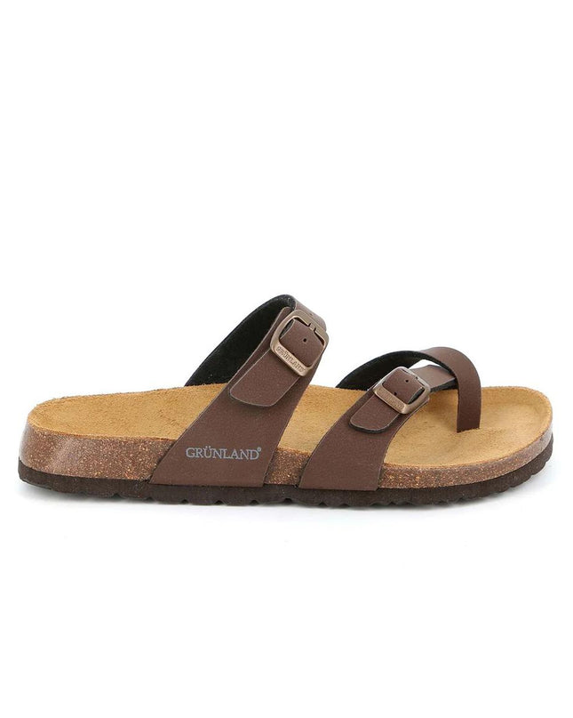 Grunland Sandali Infradito Plantare Sughero Mogano CB1561 BOBO MOGANO Grunland 