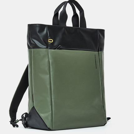 Zaino con Manici Porta Computer Verde OST12 ECO COATED PINE GREEN Mandarina Duck 