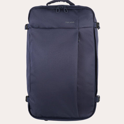 Trolley Medio Due Ruote in Tessuto Blu TUGO TROLLEY MEDIUM BLUE Tucano 