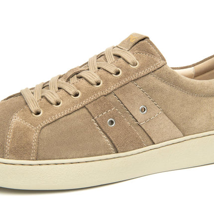 NeroGiardini Sneakers Bassa Uomo in Camoscio Talpa - MARIO SPATARELLA