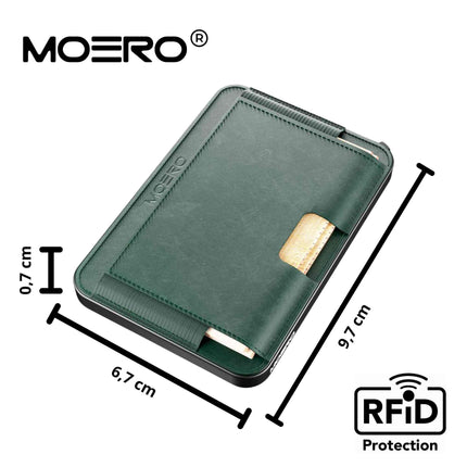 Moero M2 Green Portafoglio Slim M2 GREEN CARD BLACK Moero 
