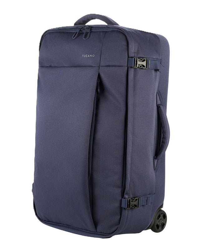 Trolley Medio Due Ruote in Tessuto Blu TUGO TROLLEY MEDIUM BLUE Tucano 