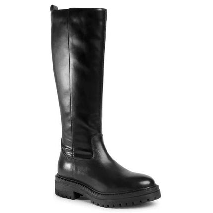 Stivali al Ginocchio Pelle Nero D04HRC 05443 IRIDEA Geox 