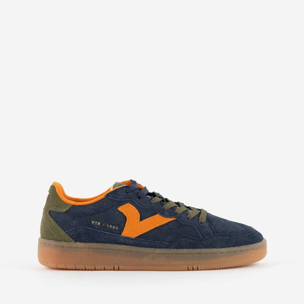 Victoria Sneakers Uomo Bassa in Pelle Blu Multi 8806111 SMASH U MARINO Victoria 