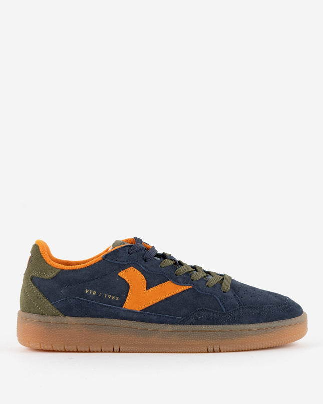 Victoria Sneakers Uomo Bassa in Pelle Blu Multi 8806111 SMASH U MARINO Victoria 