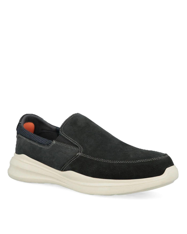 Impronte Mocassini Uomo Slip On in Nabuk Blu - MARIO SPATARELLA