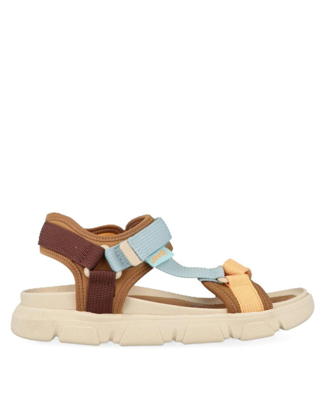 Jeep Sandali Trekking Outdoor Donna in Tessuto Sky Multicolor - MARIO SPATARELLA