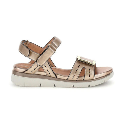 Stonefly Sandalo Basso Donna con Doppio Velcro in Pelle Laminata 223658 ELODY LASER SIMPLY Stonefly 