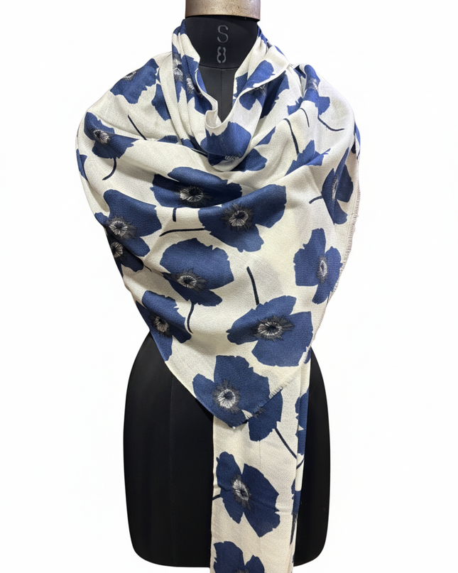 Foulard Spatarella in Cashmere Fantasia Multicolore PAPAVERI PAPAVERI 4 Spatarella 