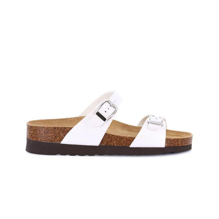 Grunland Sandali Donna Plantare Sughero Doppia Fibbia Perla CB2434 HOLA PERLA Grunland 