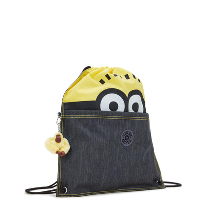 Sacca in Tessuto Minions SUPERTABOO MINIONS JEANS BLOCK Kipling 