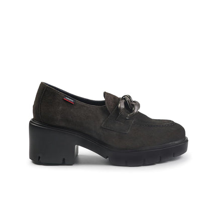 Callaghan Mocassini Donna con Catena in Camoscio Testa di Moro 35604 CLAUDIA BROWN Callaghan 