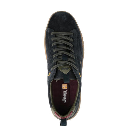 Jeep Sneakers Uomo Bassa in Camoscio Blu Navy ROCKS SUEDE NAVY Jeep Footwear 