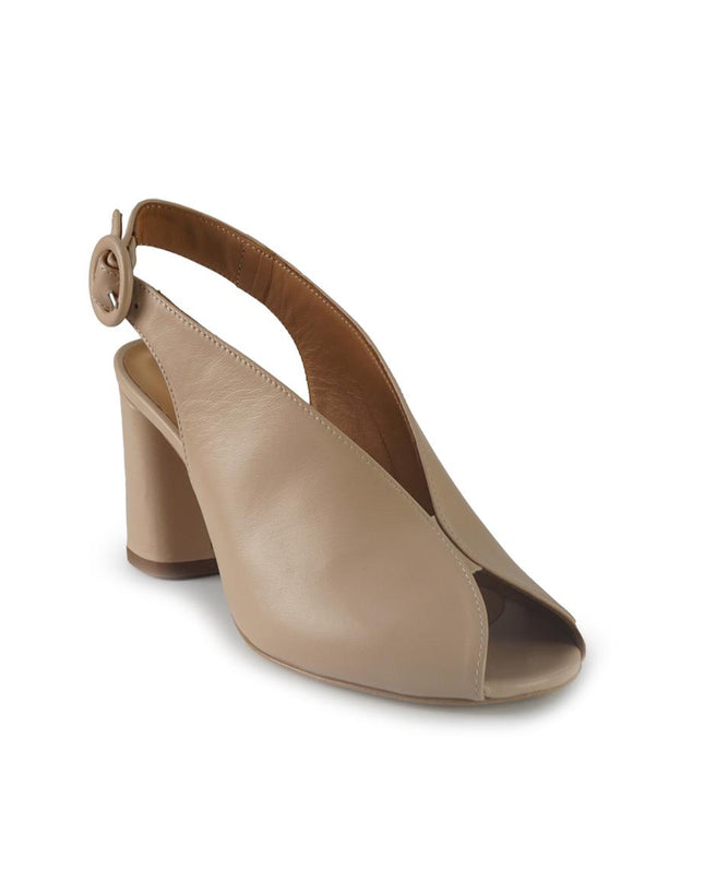 Gianmarco Sorelli Sandali Chanel con Tacco Alto in Pele Nude 1923 IDA Gianmarco Sorelli 