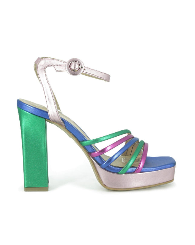 Sandali Donna Multicolor Tacco Alto 675 MULTICOLOR Tsakiris Mallas 