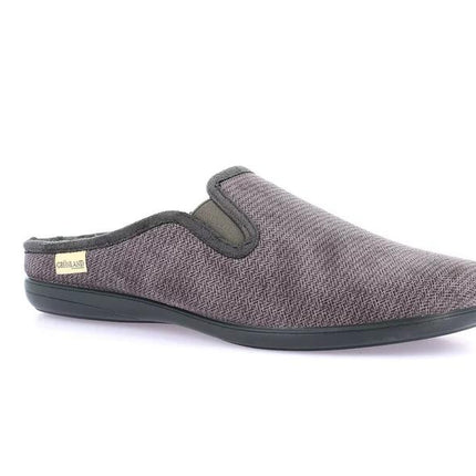Pantofole Uomo Tessuto Grigio CI2663 GAFO GRIGIO Grunland 