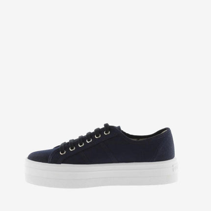 Sneakers Bassa Donna Platform Blu 109200 BARCELONA MARINO Victoria 