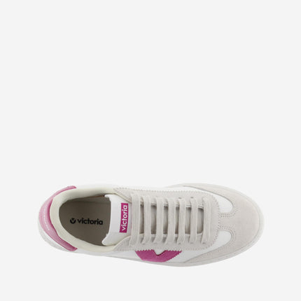 Victoria Sneakers Bassa Donna Platform Bianco Fucsia 1092173 BARCELONA FUCSIA Victoria 