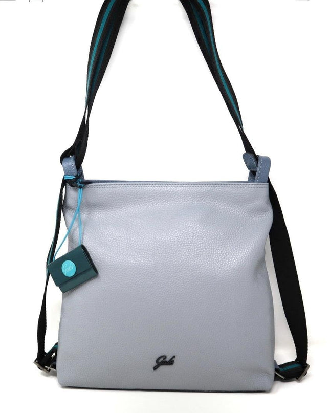 Gabs Borsa Zaino Trasformabile in Pelle Rugiada Ardesia - MARIO SPATARELLA