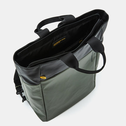 Zaino con Manici Porta Computer Verde OST12 ECO COATED PINE GREEN Mandarina Duck 