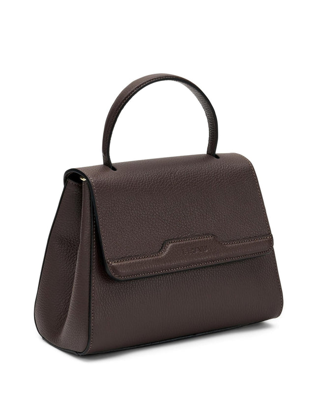 Borse Donna Frau a Mano con Tracolla in Pelle Cioccolato - MARIO SPATARELLA