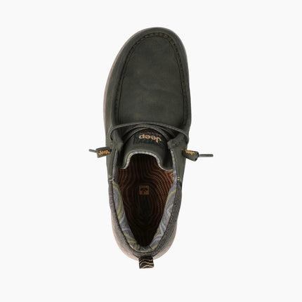 Jeep Slipon Uomo in Eco Verde Military SAMOA WALLABEE MID MILITARY Jeep Footwear 
