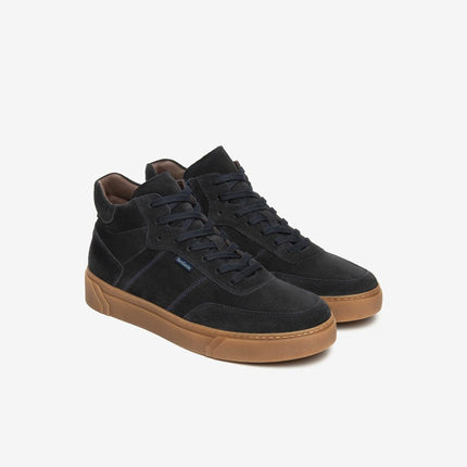 Nero Giardini Sneakers Alta Uomo in Camoscio Blu I500960U BLU 200 Nero Giardini 