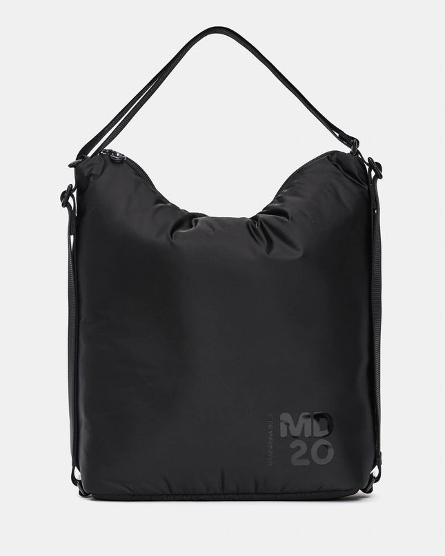 Borsa Zaino Hobo MD20 Balloon Nero ONT09 MD20 BALLOON BLACK Mandarina Duck 