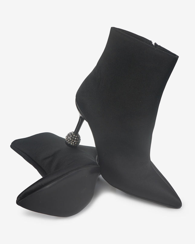 Stivaletti Donna Tacco Punta Nero 514 ELEGANT BLACK Tsakiris Mallas 