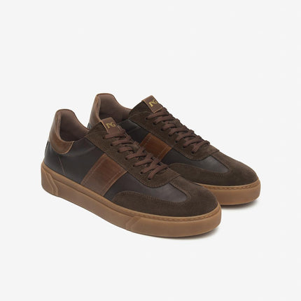 Nero Giardini Sneakers Uomo in Pelle Camoscio Testa di Moro I500950U MORO 300 Nero Giardini 
