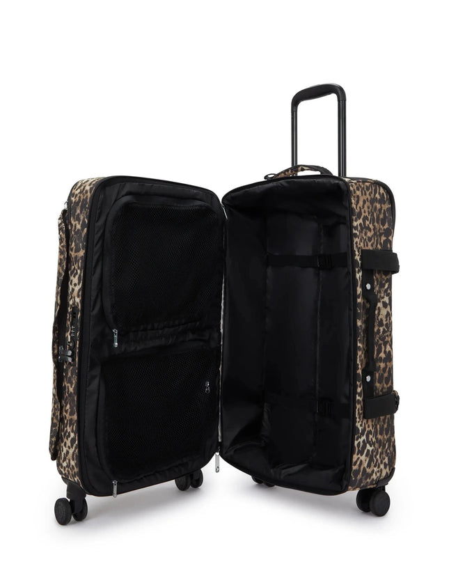 Kipling Trolley Medio Animalier Leopard 4 Ruote SPONTANEOUS M LEOPARD Kipling 