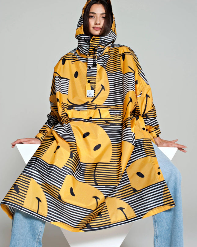 RAINKISS RAIN PONCHOSUNSET SMILEY