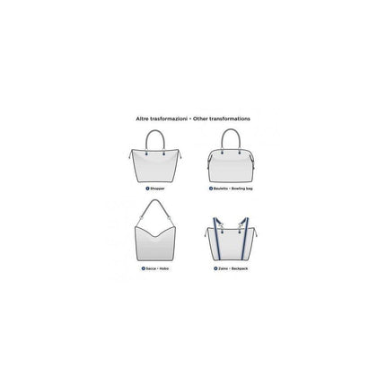 Borsa Shopper Trasformabile in Pelle Righe Toni Bosco G3 PLUS TG M G000033T2 PATCHWORK RIGHE TONI Gabs 