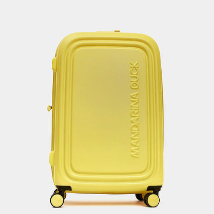 Trolley Medio Espandibile 4 Ruote Giallo SZV32 LOGODUCK YELLOW Mandarina Duck 