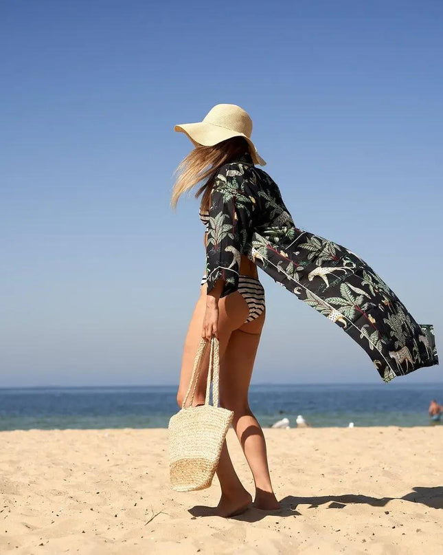 Kimono Caftano in Cotone - MARIO SPATARELLA