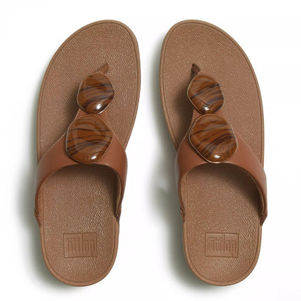 FitFlop Sandali Donna Infradito Cuoio con Pietre - MARIO SPATARELLA
