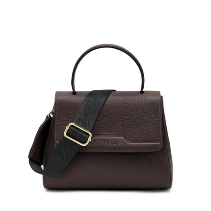 Borse Donna Frau a Mano con Tracolla in Pelle Cioccolato B819 CREEK CHOCO Frau 
