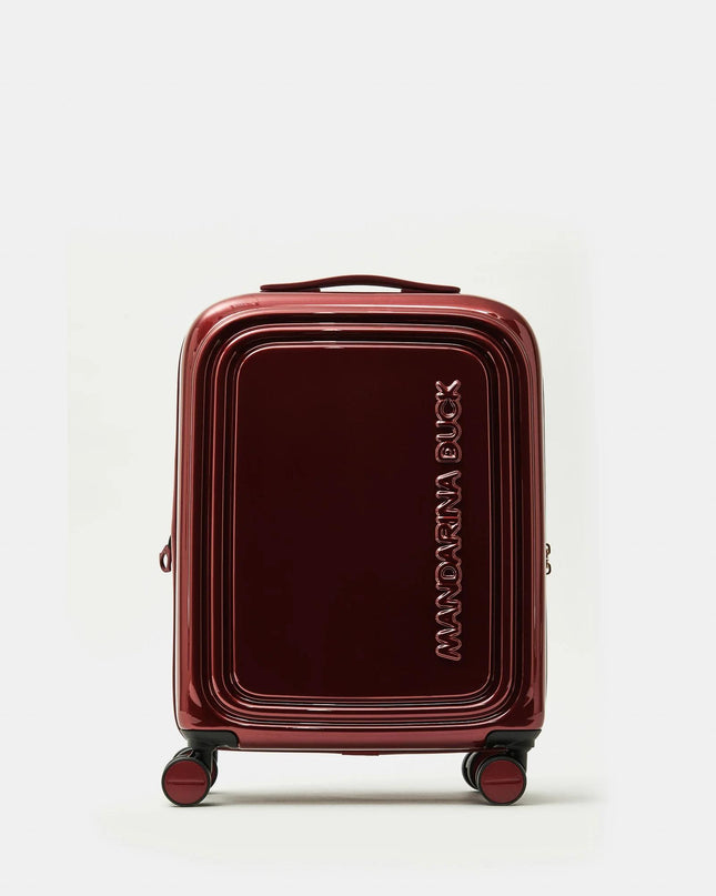 Mandarina Duck Trolley Bagaglio a Mano Espandibile  4 Ruote Rosso Metal OUV24 LOGODUCK RED METAL Mandarina Duck 