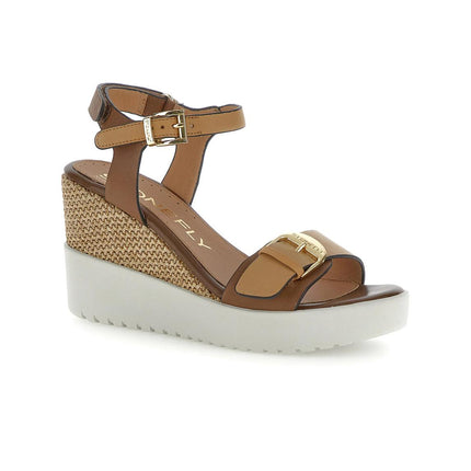 Stonefly Sandali Donna con Zeppa in Pelle Multi Marrone 222301 ELY CIGAR Stonefly 