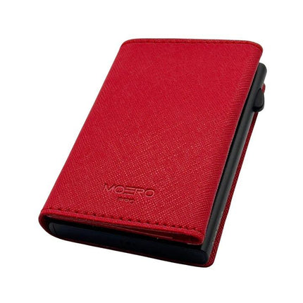Moero Pro Saffiano Rosso Zip Portafoglio Slim PRO SAFFIANO ROSSO ZIP RED Moero 