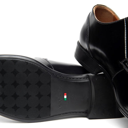 NeroGiardini Stringata da Uomo in Pelle Nera - MARIO SPATARELLA