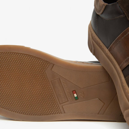 Nero Giardini Sneakers Uomo in Pelle Camoscio Testa di Moro I500950U MORO 300 Nero Giardini 