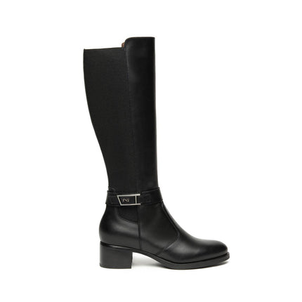 Nero Giardini Stivali Donna con Elastico al Polpaccio in Pelle Nero I514643D NERO 100 Nero Giardini 