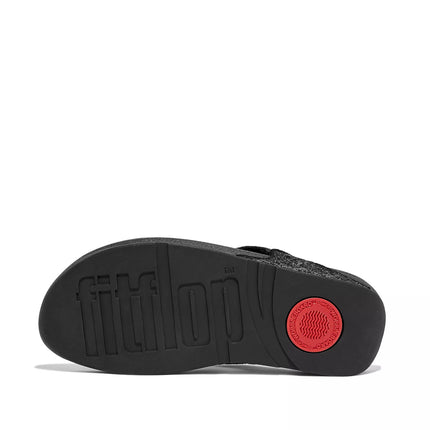 FitFlop Sandali Donna Infradito Glitter Nero X03-339 LULU GLITTER FitFlop 