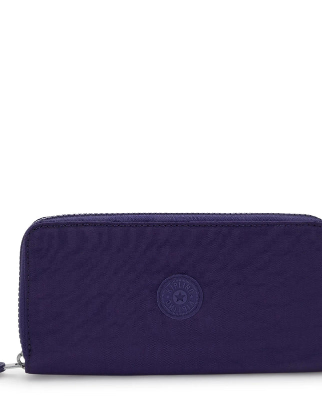 Kipling Portafogli Lungo Donna in Tessuto Moonlit Blu MONEY WORLD MOONLIT BLUE Kipling