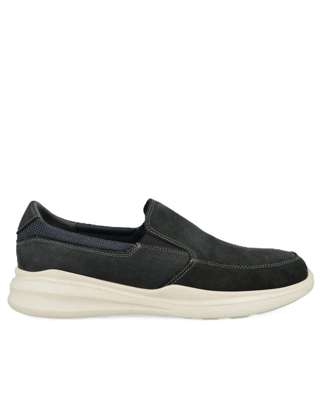 Impronte Mocassini Uomo Slip On in Nabuk Blu - MARIO SPATARELLA
