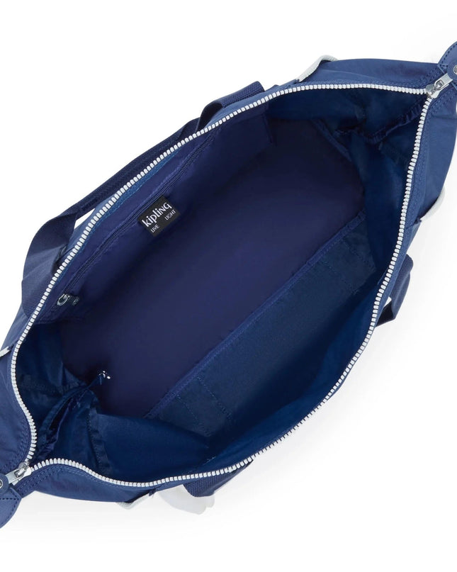 Kipling Borsone Shopper Viaggio in Tessuto Casual Blue - MARIO SPATARELLA