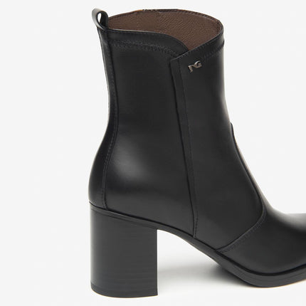 Nero Giardini Stivaletti Tronchetti Donna Pelle Nero - MARIO SPATARELLA