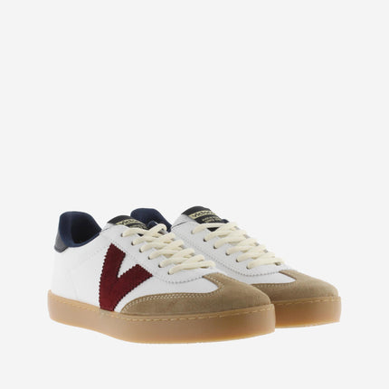 Victoria Sneakers Donna Bassa Pelle Bianco Multi 1126217 BERLIN MARINO Victoria 