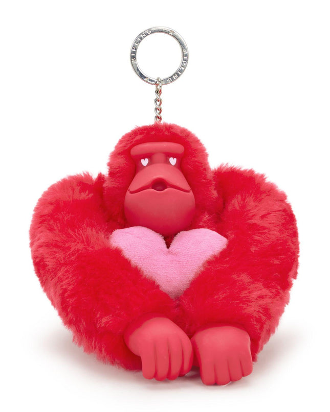 Portachiavi Scimmia Kipling MONKEYCLIP XL VALENTINE RED VALENTINE Kipling 